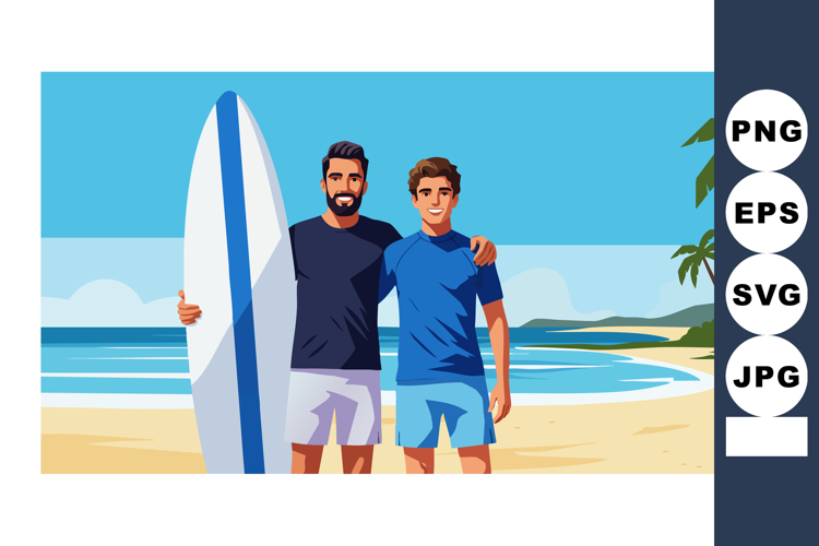 Surfboard Clipart Image 20