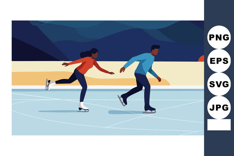 Skating Clipart