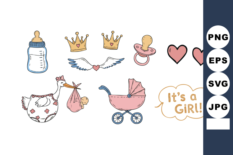 Baby Bottle Vector Image 11