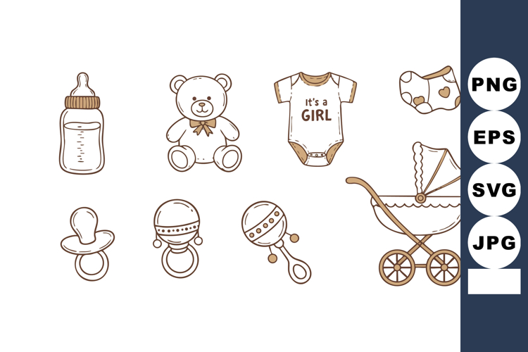 Baby Rattle Clipart Image 17