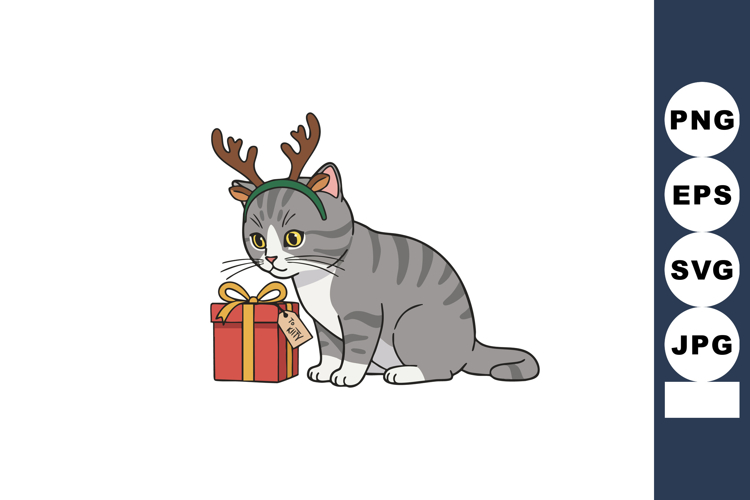 Cute Reindeer Clipart Image 9