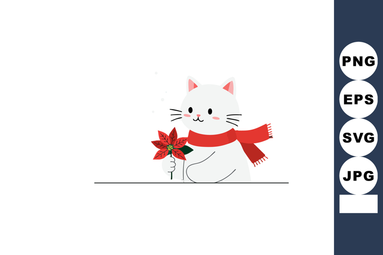 Red Flower Clipart Image 5