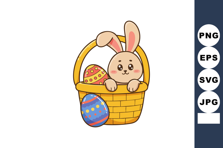 Easter Basket Clipart Image 7