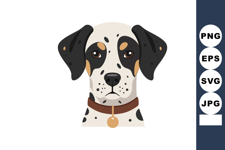 Dalmatian Clipart Image 4
