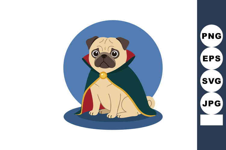 Pug Clipart Image 14