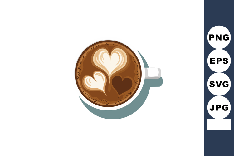 Latte Clipart Image 3