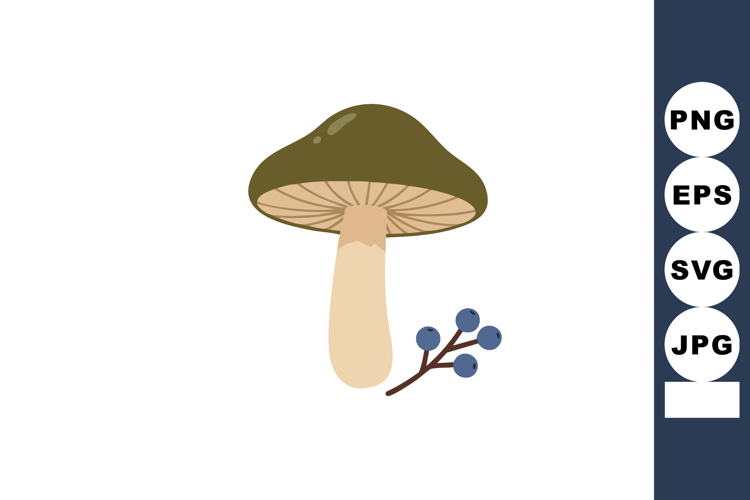 Mushroom Clipart Image 16
