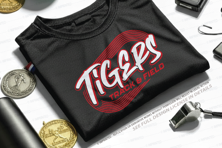 Tiger Track and Field SVG
