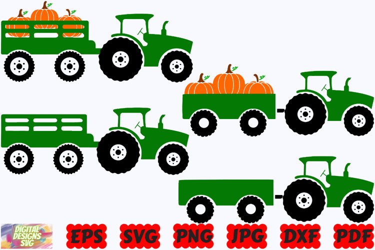 Tractor SVG | Farm Tractor SVG | Fall Tractor SVG |Farm Life