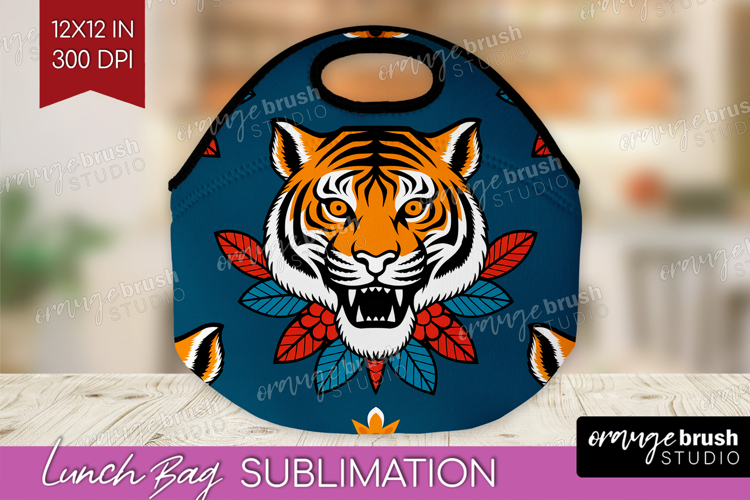 Traditional Tattoo Lunch Bag - Tattoo Lunch Bug PNG