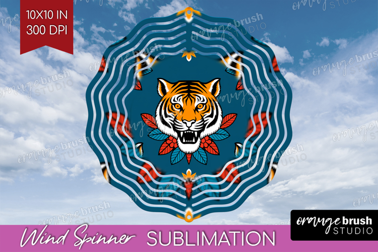 Traditional Tattoo Wind Spinner Sublimation PNG - Tattoo