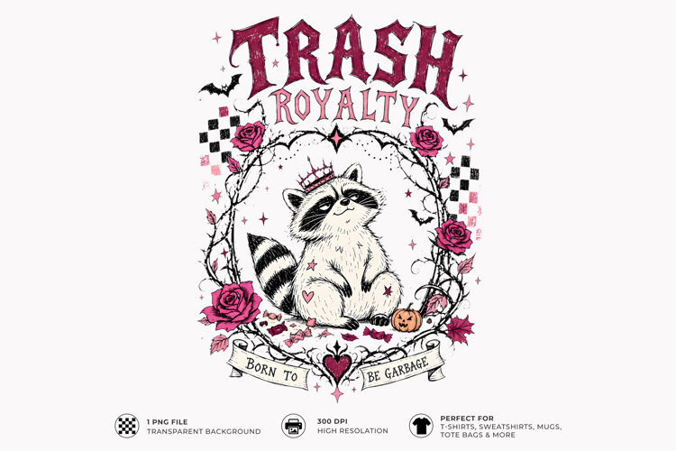 raccoon halloween png, gothic raccoon png, spooky raccoon design, raccoon sublimation, funny halloween png, halloween animal art, raccoon shirt design, gothic halloween art, spooky animal png, halloween sublimation