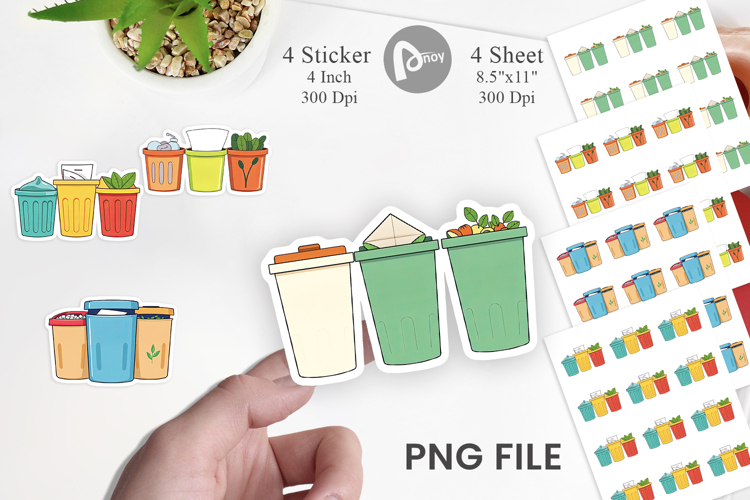 Sorting Bins Sticker