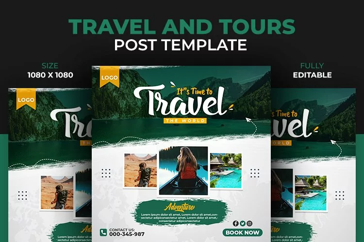 Dream Adventure Social Media Instagram Post Design Template