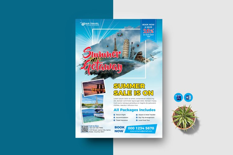 Travel Flyer Template example image 1