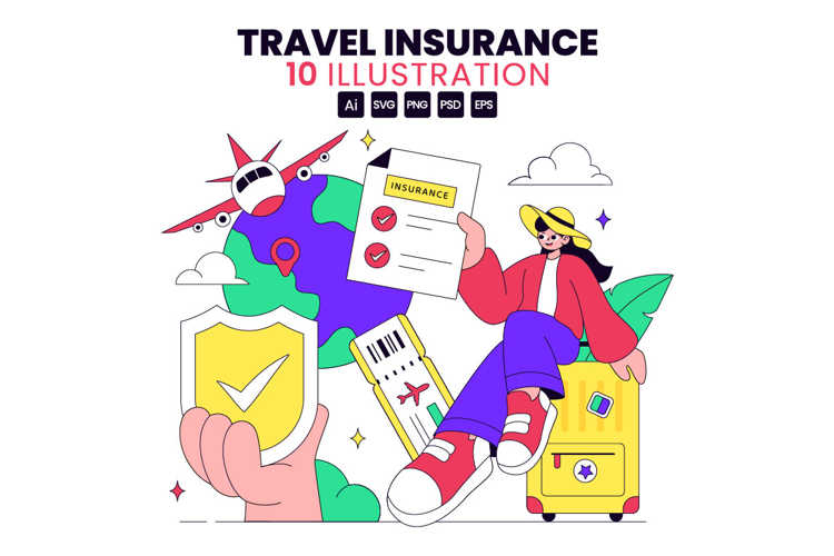 10 Travel Insurance Illustration