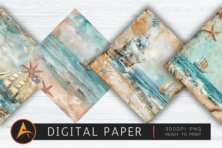 Bird of Paradise Digital Paper Pattern
