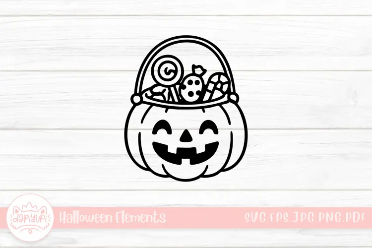 treats doodle halloween element