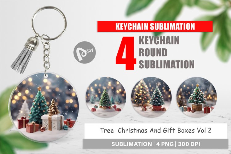 Keychain Tree Christmas