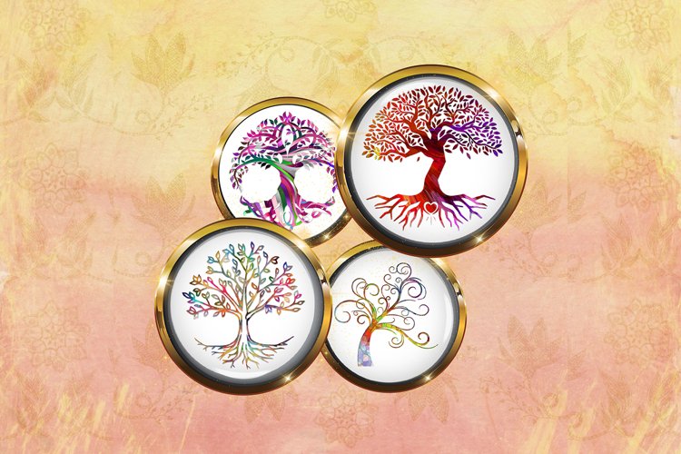 Tree Digital Collage Sheet, Tree Of Life Printable Images example image 1