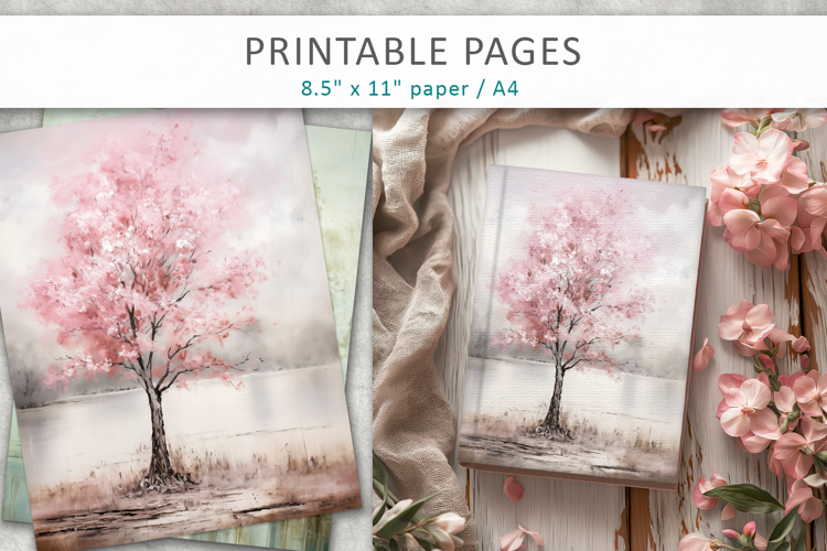Four Seasons Junk Journal Pages