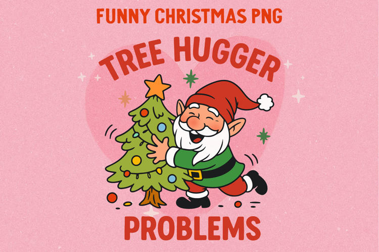Funny Sarcastic Christmas Illustration, Sublimation PNG.
