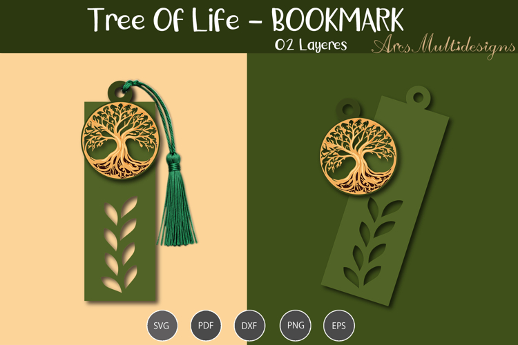 Tree of Life Bookmark SVG
