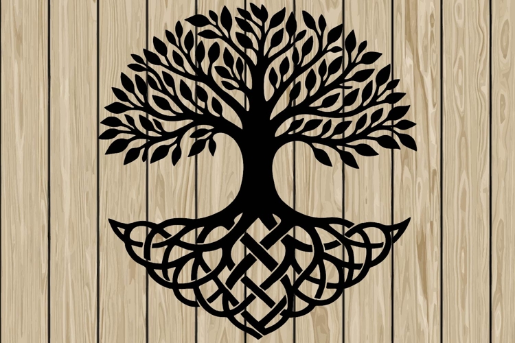 Tree Of Life Silhouette Image 15