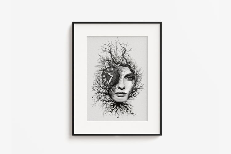 Tree Nature Art Photo Effect Template