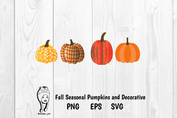 Decorative Fall Seasonal Pumpkins autumn