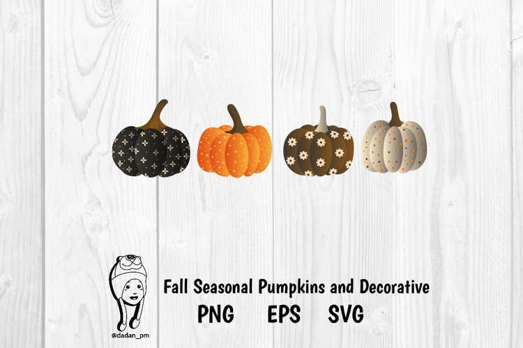 Decorative Fall Seasonal Pumpkins autumn