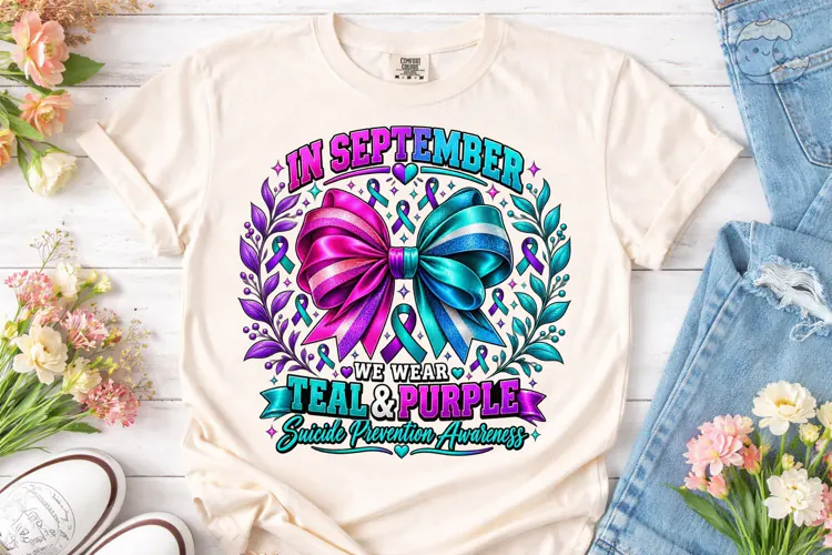 Suicide Prevention Awareness PNG Tee