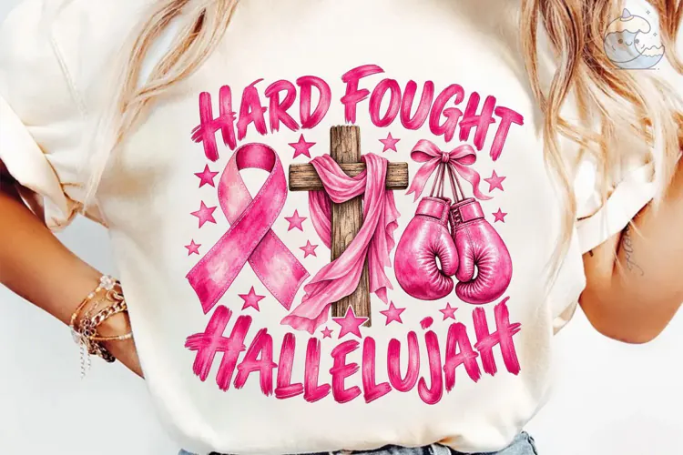 Hard Fought Hallelujah PNG Breast Cancer