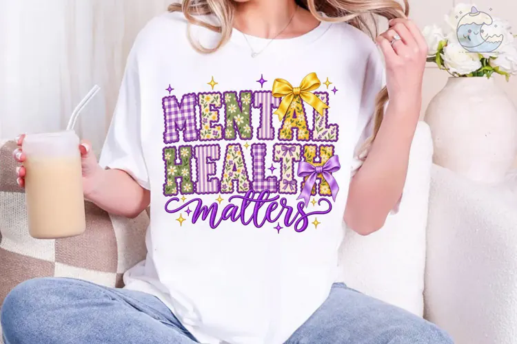 Mental Health Matters PNG Shirt Design