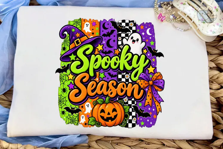 Spooky Season Halloween PNG Shirt Design
