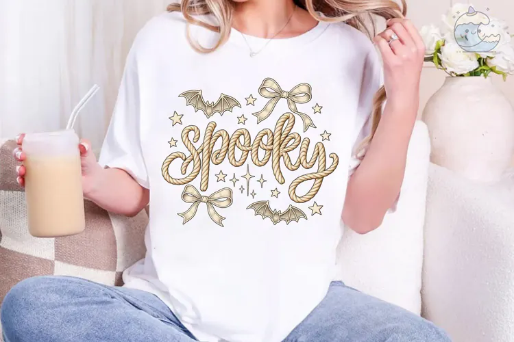 Spooky Coquette Halloween PNG Shirt