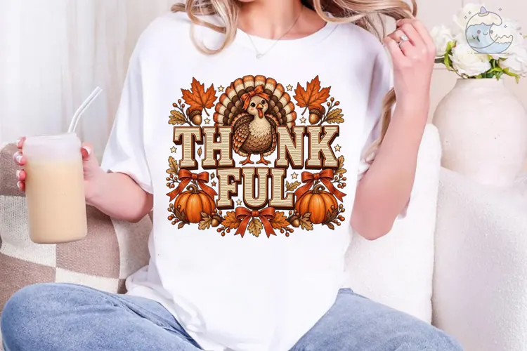 Thank You Thanksgiving PNG Sublimation D
