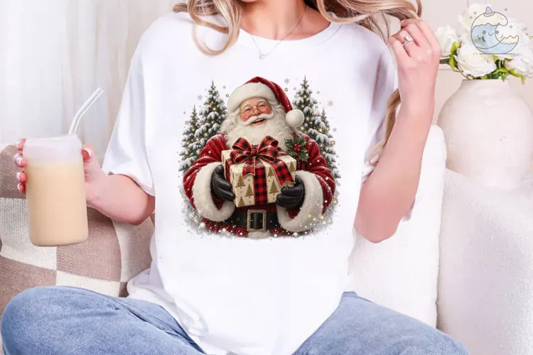 Santa Claus Christmas PNG Sublimation Sh