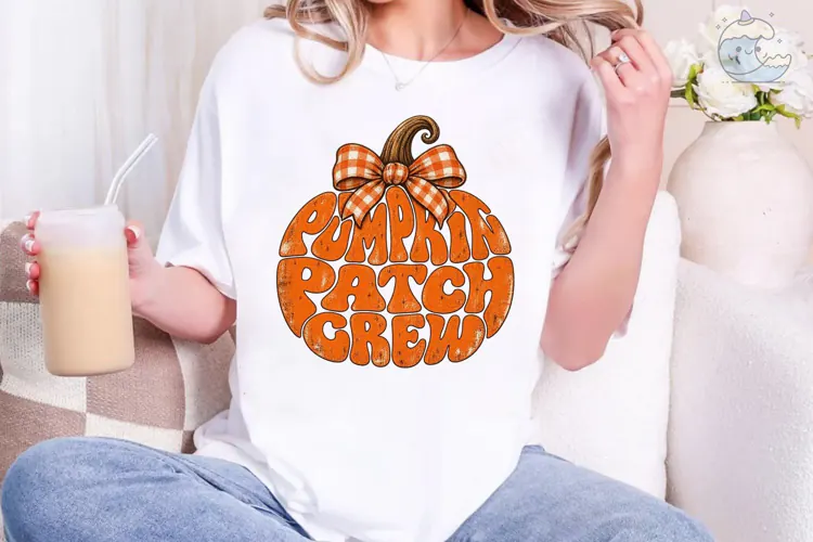 Pumpkin Patch Crew Fall PNG Sublimation