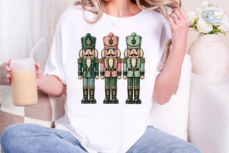 Nutcracker Soldiers PNG Sublimation Desi example image 1