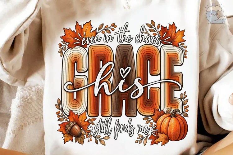 Even in the Chaos Pumpkin Fall PNG Shirt
