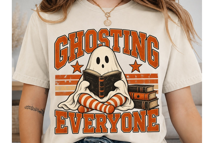 Ghosting Everyone PNG Sublimation Design