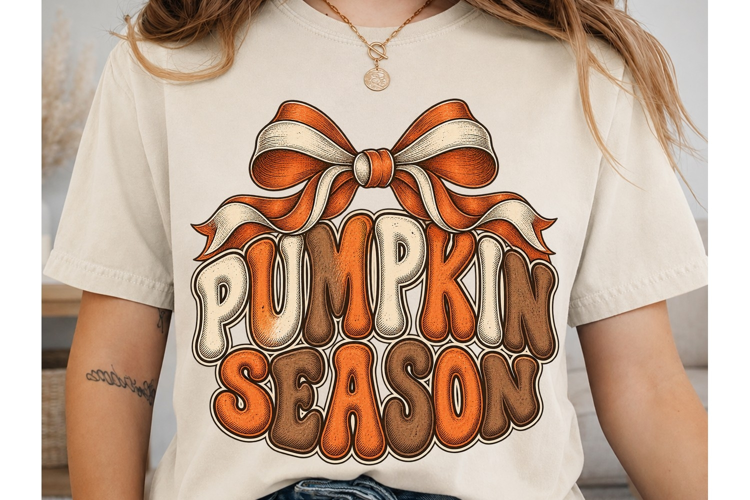 Pumpkin Season PNG Sublimation Design