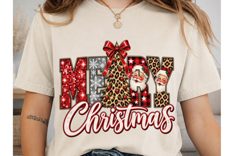 Merry Christmas PNG Sublimation Design