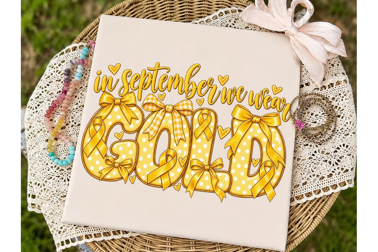 In September I Wear Yellow PNG Sublimati
