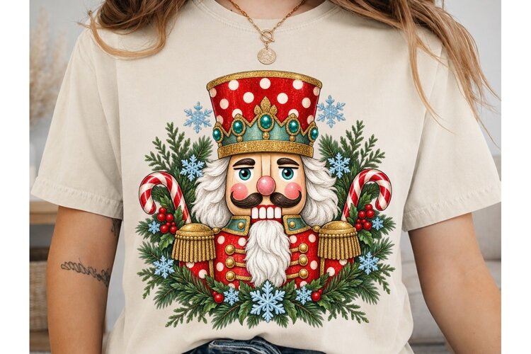 Nutcracker Christmas PNG Sublimation Des example image 1