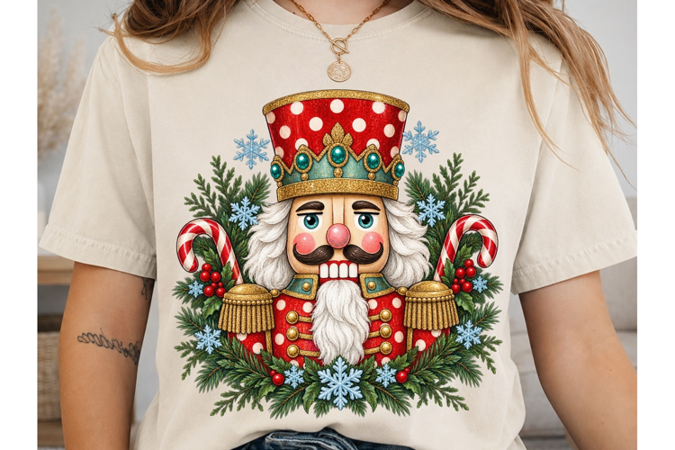Nutcracker Christmas PNG Sublimation Des