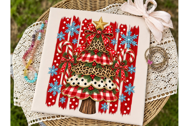 Christmas Tree PNG Sublimation Design