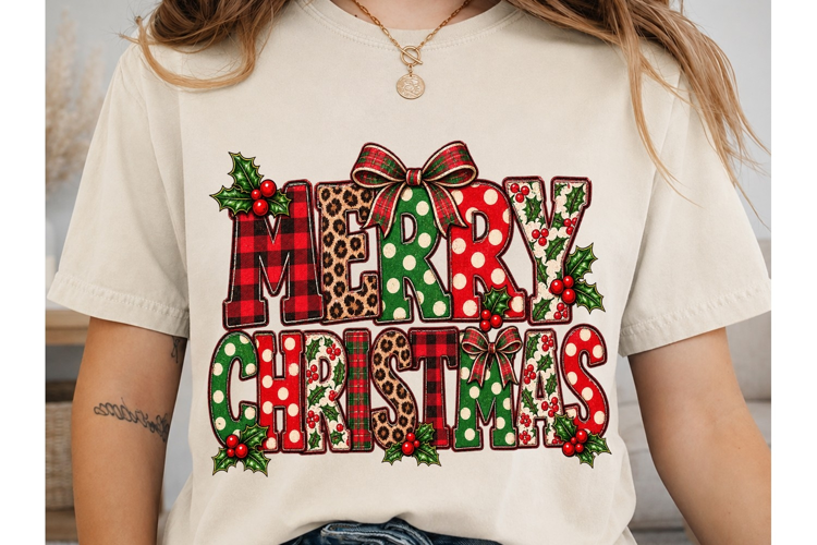 Merry Christmas PNG Sublimation Shirt De