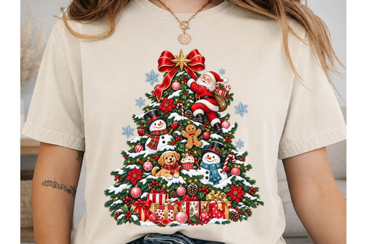 Christmas Tree PNG Sublimation Design